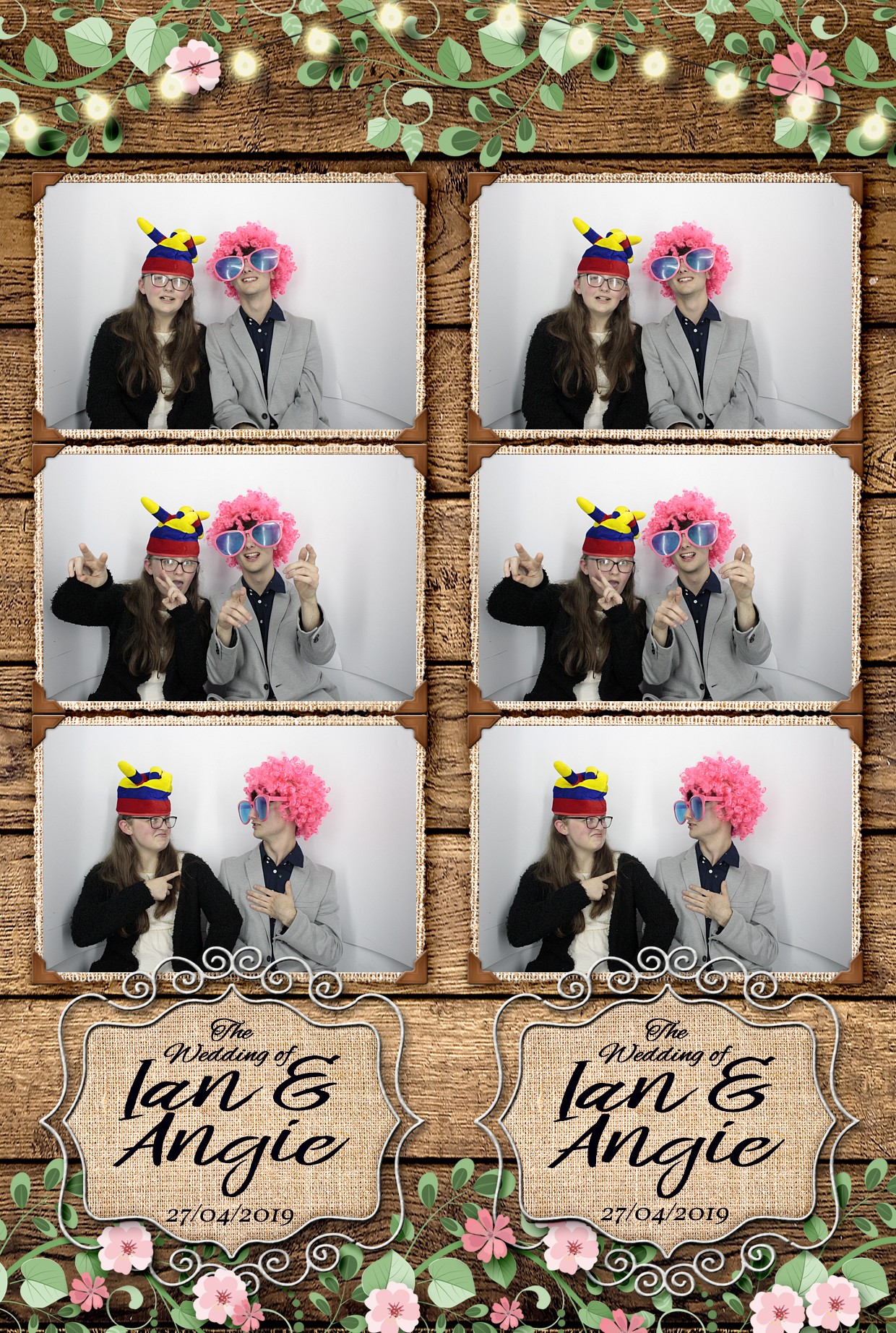 Ian & Angie’s wedding  | View more photos from the event at gallery.myphotoboothexperience.co.uk/u/MyPhotoBoothExperienceLtd/Ian-Angie’s-wedding